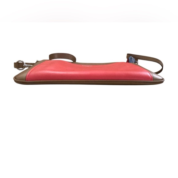 Coach Coral & Brown Crossbody - Picture 6 of 10